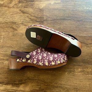 Diorquake clogs ~NEVER WORN ~ sticker still on, comes is dust bag!